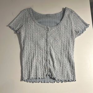 Brandy Melville Tops | John Galt Ruffled Zelly Top